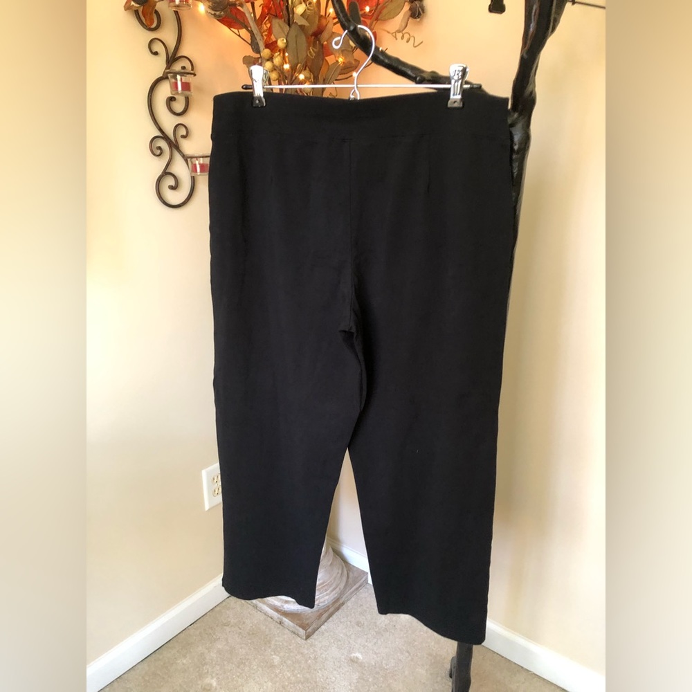 J. Jill Perfect Pima cotton black crop capris S